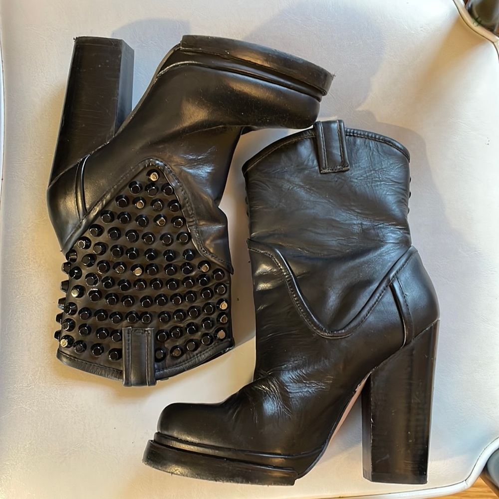 Jeffrey Campbell studded boots